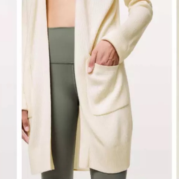 NWT - LULULEMON Still at Ease Sweater Wrap - Picture 3 of 14